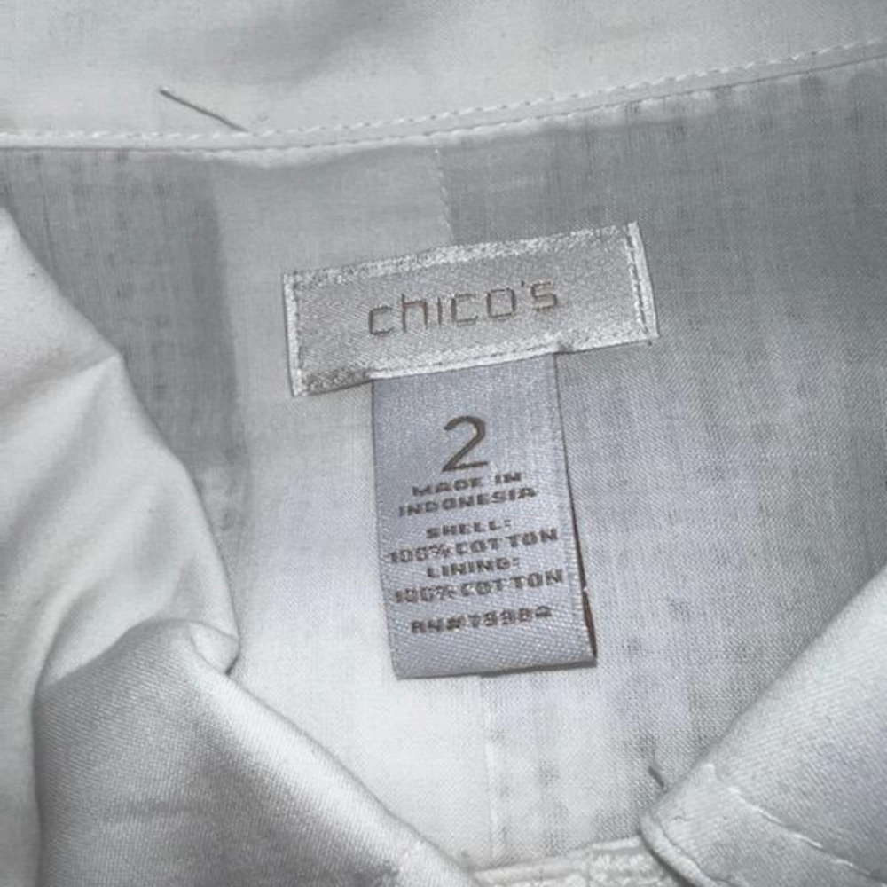Chicos white eyelit - Picture 2 of 3